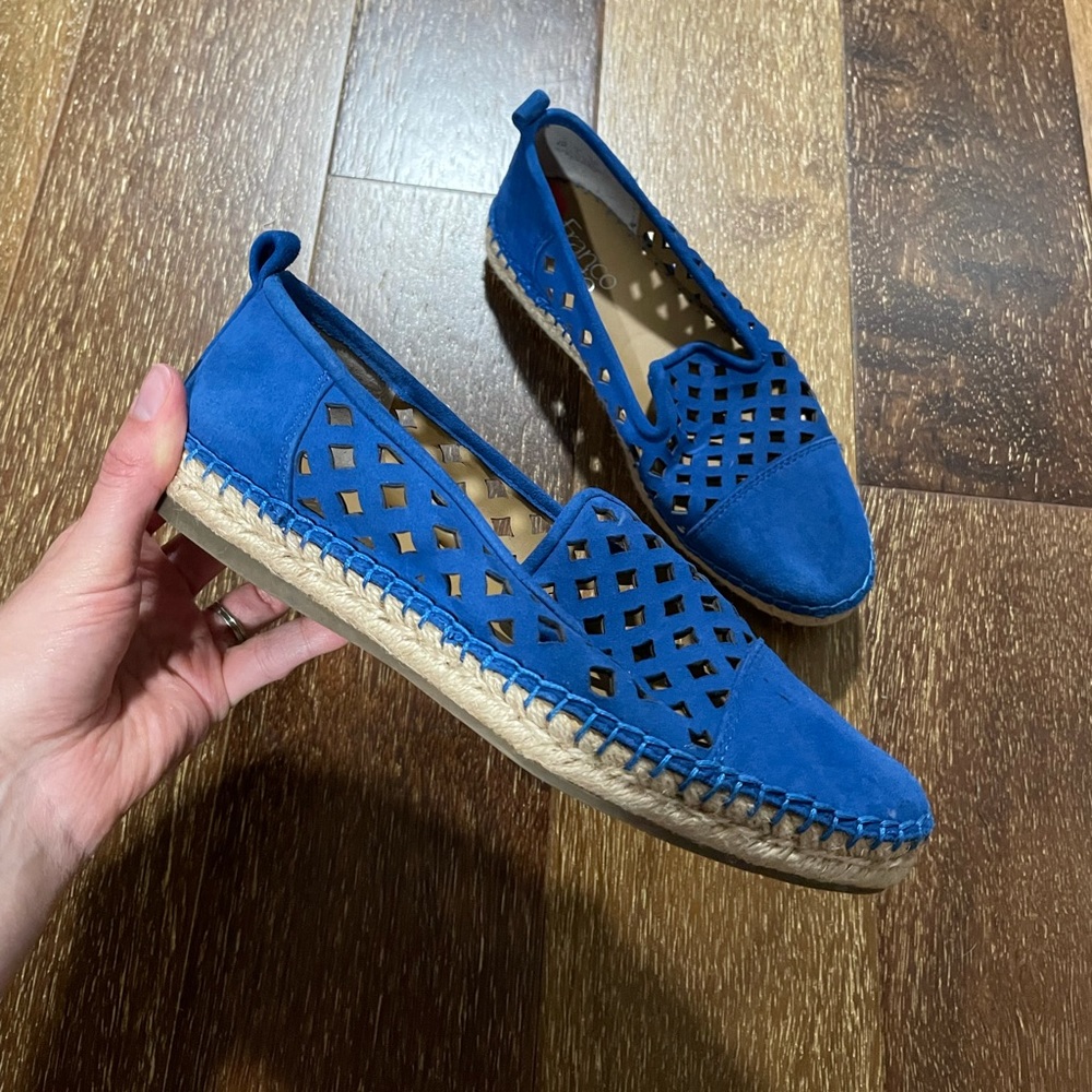 🍁Franco Sarto Suede Espadrille Flats